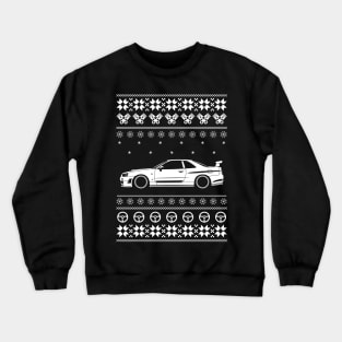 Skyline R34 Xmas Crewneck Sweatshirt